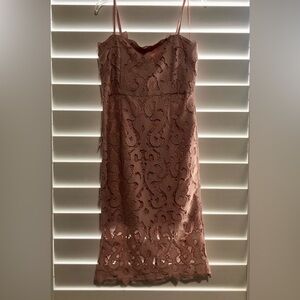 NWT. Pink spaghetti strap dress. Size M